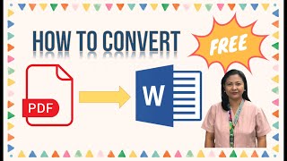 HOW TO CONVERT PDF TO WORD (For FREE and No Software needed) by Teacher Sheryl Rivera 2,731 views 2 years ago 1 minute, 42 seconds