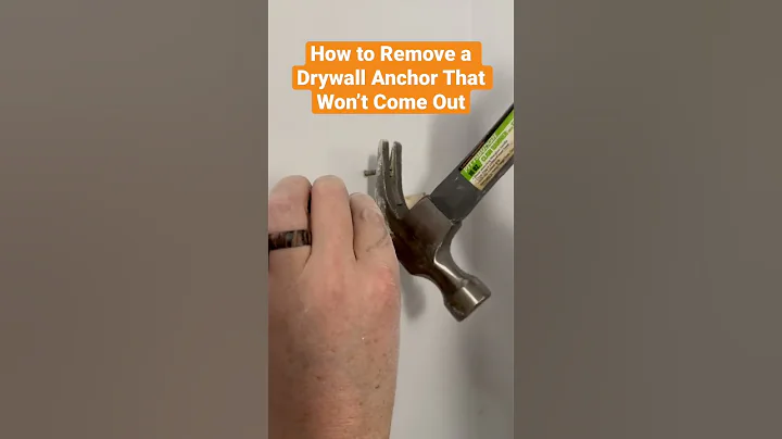 How to Remove a Drywall Anchor That Won’t Come Out - DayDayNews