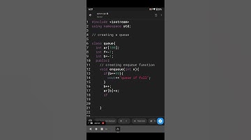 creating a queue and enqueue function in C++ #shorts #programming #youtube #c++