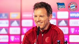 LIVE 🔴 Pressetalk mit Nagelsmann vor Hertha BSC - FC Bayern | Bundesliga 20. Spieltag