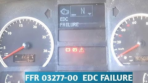 MAN TGA 19.410 EDC RELAY FAILURE,What we are Going to do in case of Emergency.