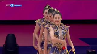 Team China 5 Hoops Q 40th FIG Rhythmic Gymnastics World Championships Valencia 2023