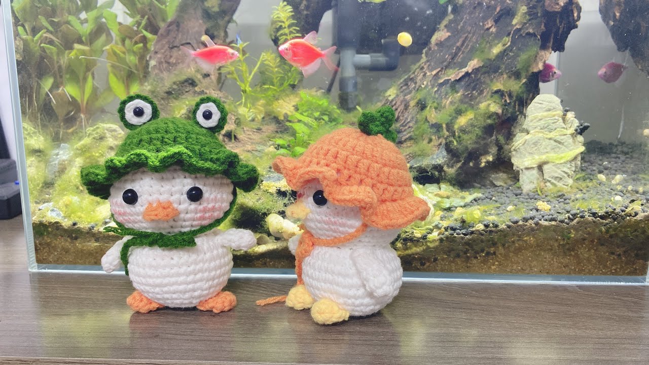 Amigurumi Crochet Duck With Hat Tutorial Step by Step 🦆 | Kiki Crochet