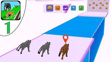 ANIMAL TRANSFORM epic race 3d - Gameplay part 1 Android iOS