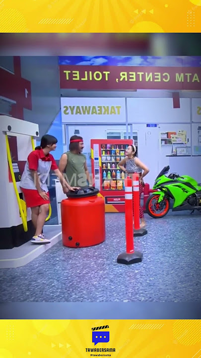 Kelakuan teh hesti bikin ngakak, jual cilok pake motor sport #shorts