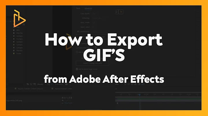 How to Export GIFs from After Effects Tutorial