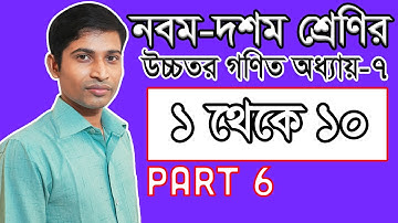 SSC Higher Math (Higher Math) Chapter 7 II Part 6 II Infinite Series II Infinite Series II MCQ II...