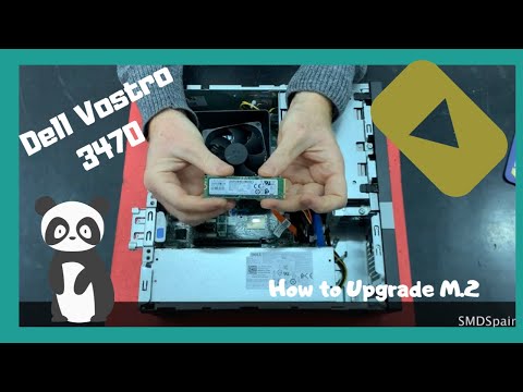 How to upgrade M.2 SATA SSD Dell Vostro 3470 disassembly