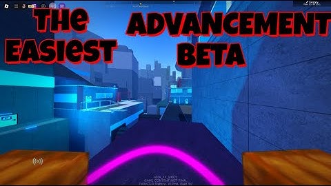 The easiest tutorial for ADVANCEMENT BETA || Parkour Reborn Alpha
