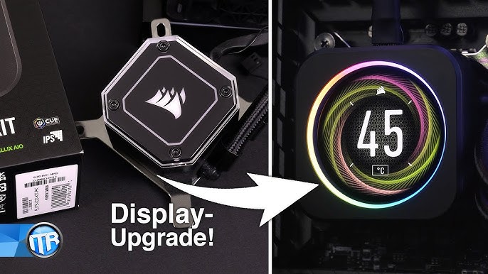 CORSAIR Launches New AIOs With iCUE LINK LCD Displays - eTeknix