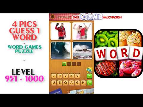 4 Pics Guess 1 Word Level 951 - 1000 Walkthrough