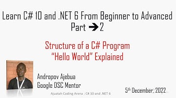 Learn C# 10 and   NET 6 from Beginners to Advanced  Part 2