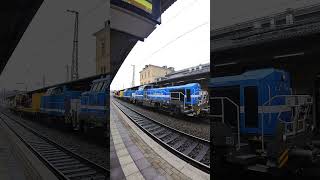 Spitzke Baukran mit einer V100 und eine Vossloh G1000 #train #trainspotting #railway