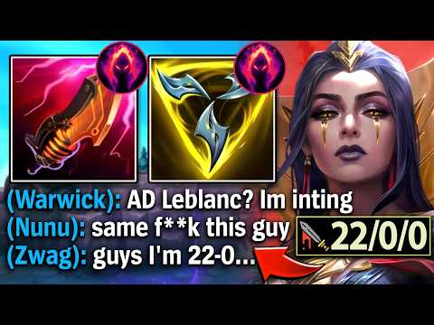 My Team Did NOT Approve Of My AD Poke Leblanc Build And Then I Went 22 0