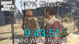 GTAV 100% Classic (om0) Speedrun in 9:43:51 (Former World Record)