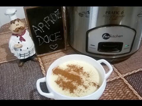 COMO FAZER ARROZ DOCE NA PANELA ELÉTRICA SUPER CREMOSO!!