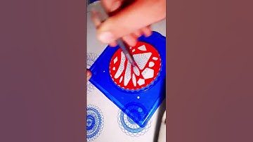 Simple Spirograph Design If you have Courage then solve this question ❓#shorts #spirograph