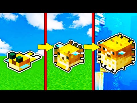 КАК МЕНЯЛСЯ ИГЛОБРЮХ РЫБА МОБ И ЕГО ЖИЗНЕННЫЙ ЦИКЛ В МАЙНКРАФТ ! ЭВОЛЮЦИЯ И ТРОЛЛИНГ
