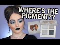 where's the pigment?! JUVIAS PLACE THE REBEL GREY PALETTE REVIEW AND TUTORIAL