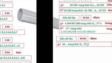 Visual basic | VB Bài 5 (P3): Các kiểu dữ liệu thường dùng trong điều khiển, kiểu dữ liệu Ushort