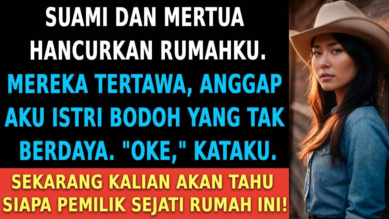 Setelah Suamiku Hancurkan Rumahku, Mertua Tertawa. Saat Aku Panggil Polisi dan Ungkap Mahar Halalku.