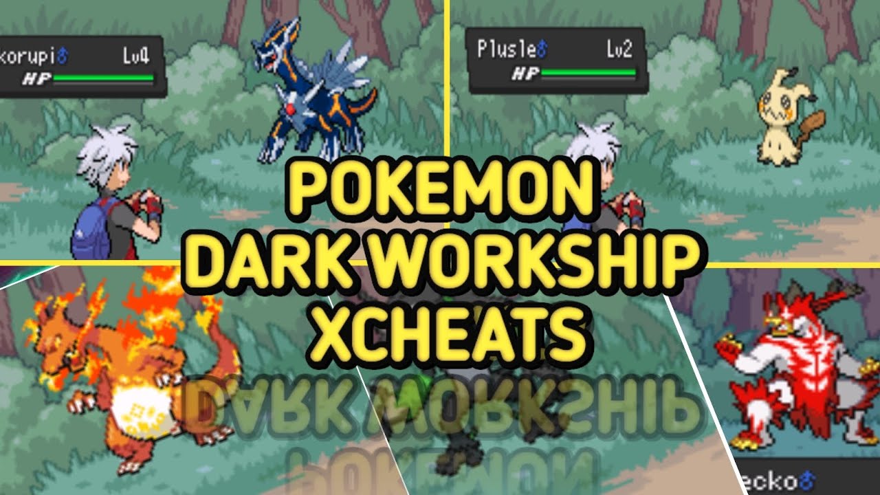 Pokemon dark workship cheat code % working #pokemon 