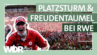 Rot-Weiss Essen feiert ausgelassen den Aufstieg in die Dritte Liga | ZwWdF | WDR