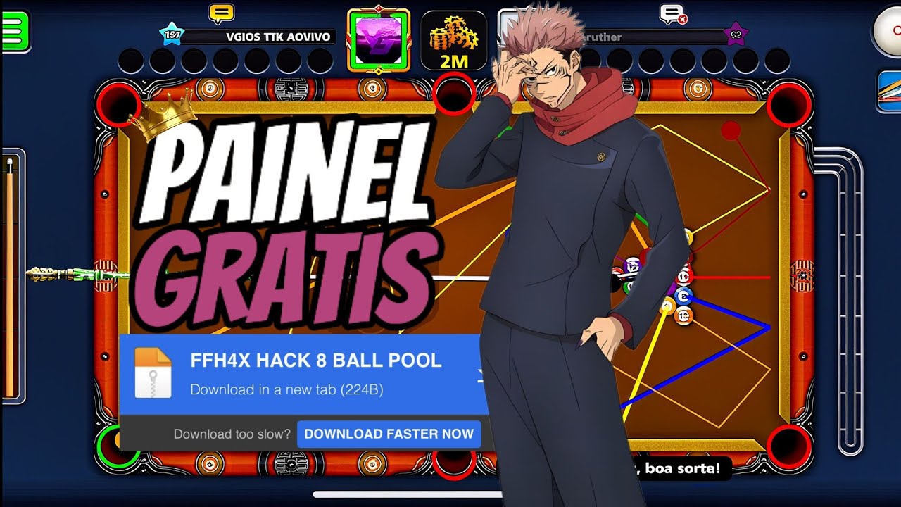 VAZEI A KEY!! 🎱 8 BALL POOL HACK GRÁTIS 2026!! ATUALIZADO | iOS & ANDROID | 100% ANTI-BAN | MOD MENU