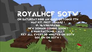 RoyalHCF Server Trailer! SOTW TODAY 11AM EST