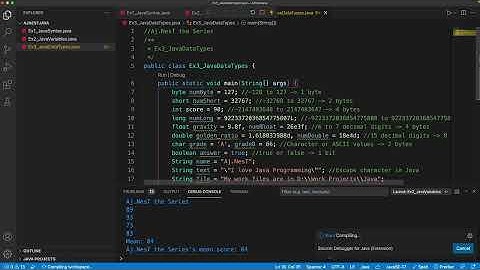 เรียนเขียน Java ด้วย Visual Studio Code EP.3 Java Data Types ใช้ชนิดข้อมูลจาวาให้ถูกต้อง ☕️