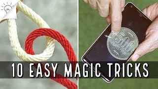 10 EASY MAGIC TRICKS | Thaitrick