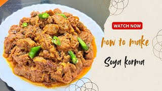 Protein Packed Soya Korma इतना आसान कि रोज़ बनाओ| Soft & Creamy Soya Korma |One pot dinner recipe😋😋 screenshot 5