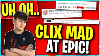 What Did Lazarbeam Do?.. Clix Freaks OUT and Ends Stream