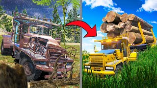 Repairing Biggest ABANDONED Truck in GTA 5 RP!