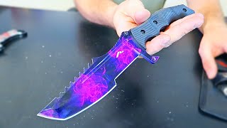 Biggest Knife Unboxing Ever  CSGO Knives in Real Life & more