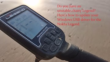 usb driver update for the legend | nokta