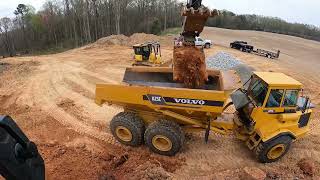 Trying To Haul Dirt Before The Rain