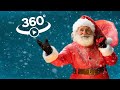 Realidade virtual 360 voo de balo com o papai noel na africa