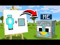 I cheated with drawing mod in hide and seek in minecraft prop hunt