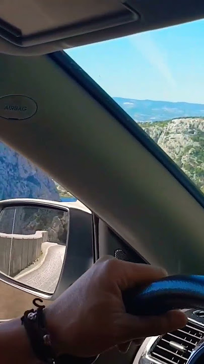 When you see Omiš in Croatia from above for the first time