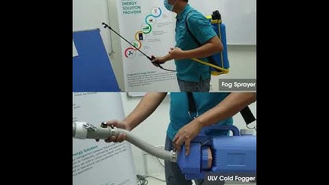 Ultrasonic Mist Sterilizer Vs ULV Cold Fogger Vs Fog Sprayer