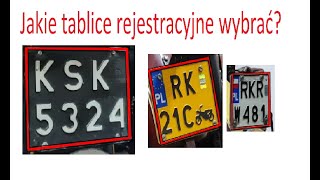 Tablice rejestracyjne pojazdów zabytkowych (czarne, białe czy żółte) - Jakie wybrać?
