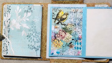 Altered File Folder Flip Through - Junk Journal Folio (DT for the Journal Boat)