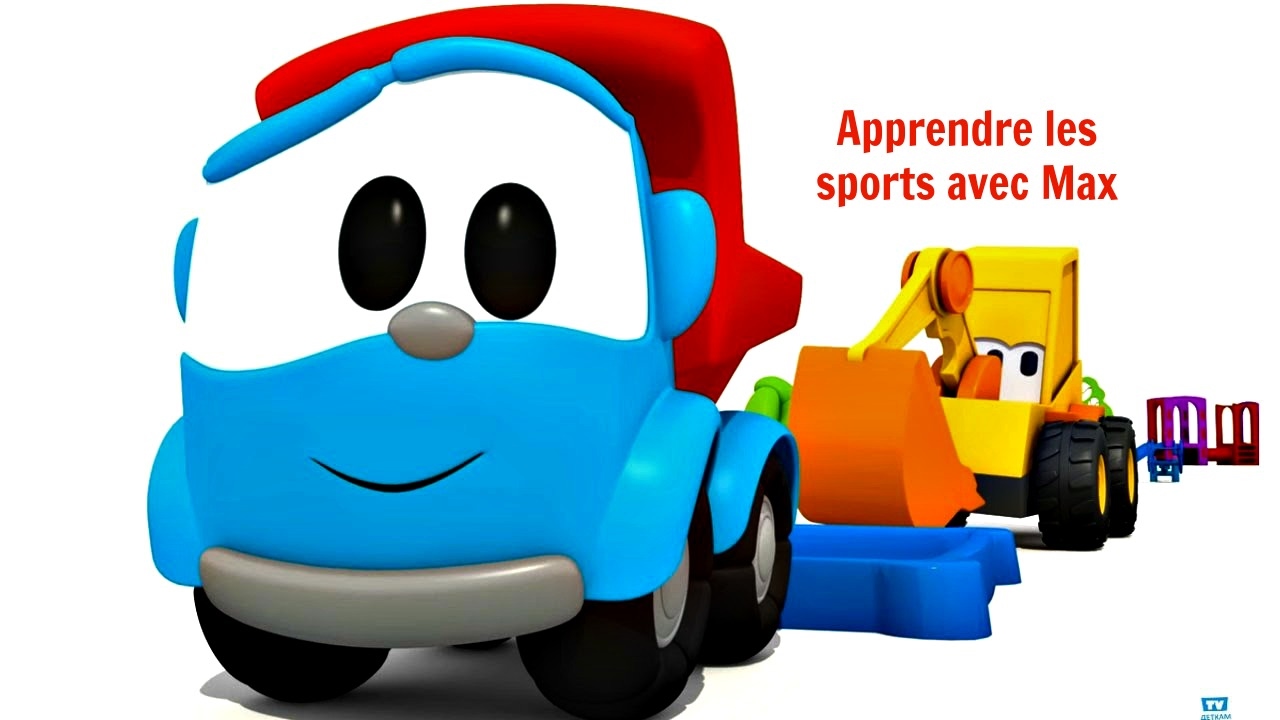 Max la pelleteuse Dessin anim   pour apprendre le 