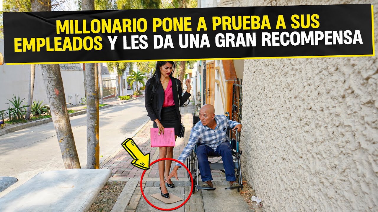 Millonario pone a prueba a sus empleados y les da una gran recompensa