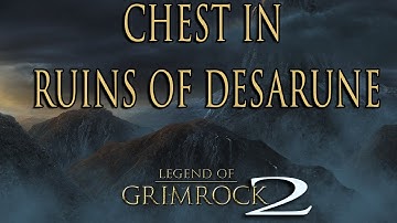 Legend Of Grimrock 2 - How To Reach Chest In Ruins Of Desarune