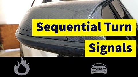 BMW - Sequential Mirror Turn Signals Install on my M235i