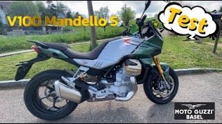 Moto Guzzi V100 Mandello S / meine Testfahrt / und zum ersten Mal auf einer Guzzi :)