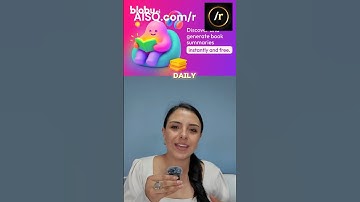 Blobu is an AI-powered platform that turns books into fun, bite-sized summaries #software #tech