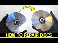 Repair & restoration of a scratched PS2 game disc - Howto resurface discs